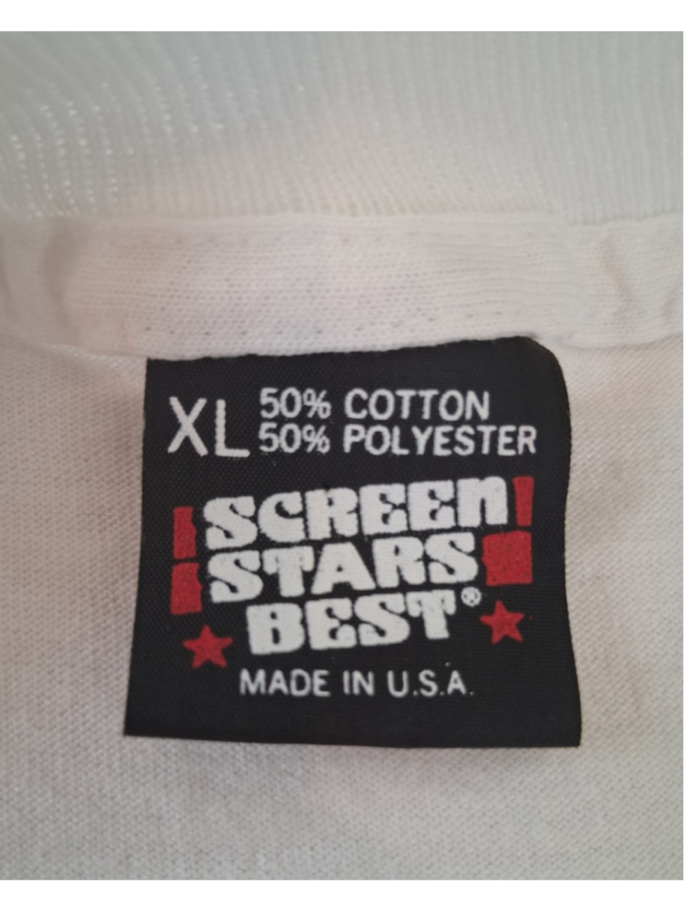 Vintage 80s KOOL 98.9FM Oldies XL T-shirt Single Stitch Screen Stars USA EUC - Picture 6 of 8